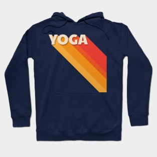 yoga typography Hoodie